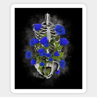 Rib Cage Floral 9 Sticker